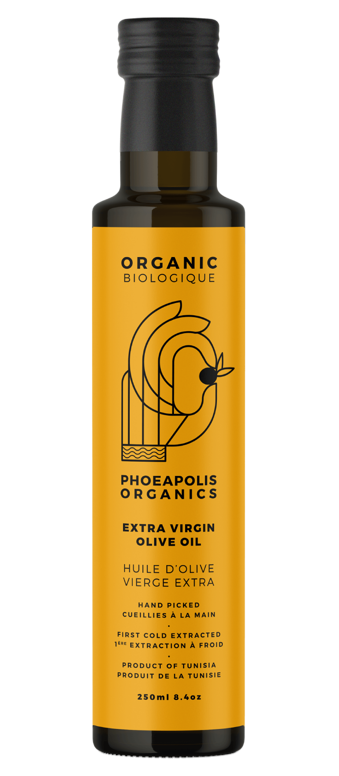 Organic Extra Virgin Olive Oil Delicate Taste, 250 ML